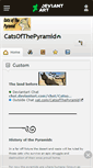 Mobile Screenshot of catsofthepyramid.deviantart.com