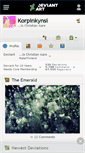 Mobile Screenshot of korpinkynsi.deviantart.com