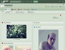 Tablet Screenshot of korpinkynsi.deviantart.com