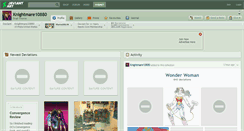 Desktop Screenshot of knightmare10880.deviantart.com