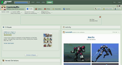 Desktop Screenshot of cosmicmuffin.deviantart.com