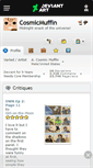 Mobile Screenshot of cosmicmuffin.deviantart.com