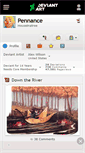 Mobile Screenshot of pennance.deviantart.com