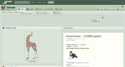 Desktop Screenshot of detangle.deviantart.com