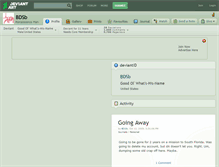 Tablet Screenshot of bdsb.deviantart.com