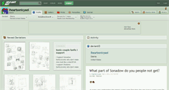 Desktop Screenshot of iheartsonicyaoi.deviantart.com