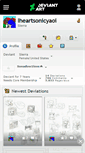 Mobile Screenshot of iheartsonicyaoi.deviantart.com