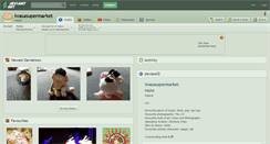 Desktop Screenshot of iwasasupermarket.deviantart.com