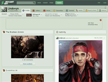 Tablet Screenshot of lindowyn.deviantart.com