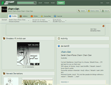 Tablet Screenshot of chan-clan.deviantart.com