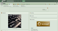 Desktop Screenshot of kinol.deviantart.com