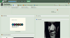 Desktop Screenshot of fourthletter.deviantart.com