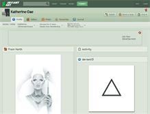 Tablet Screenshot of katherine-dae.deviantart.com