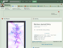 Tablet Screenshot of nameroc.deviantart.com