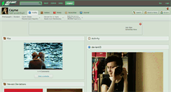 Desktop Screenshot of cayme.deviantart.com