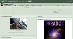 Desktop Screenshot of kspacepirate101.deviantart.com