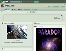 Tablet Screenshot of kspacepirate101.deviantart.com