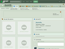 Tablet Screenshot of jkssmtrfkr.deviantart.com