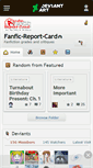 Mobile Screenshot of fanfic-report-card.deviantart.com