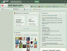 Tablet Screenshot of fanfic-report-card.deviantart.com