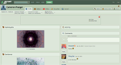 Desktop Screenshot of cameron-pranger.deviantart.com