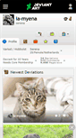 Mobile Screenshot of la-myena.deviantart.com