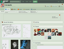 Tablet Screenshot of e-m-martin.deviantart.com