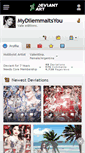 Mobile Screenshot of mydilemmaitsyou.deviantart.com