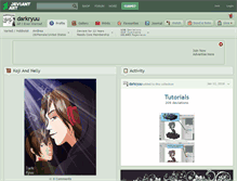 Tablet Screenshot of darkryuu.deviantart.com