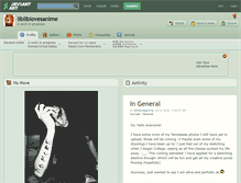 Tablet Screenshot of libliblovesanime.deviantart.com
