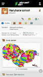 Mobile Screenshot of haruhara-sensei.deviantart.com