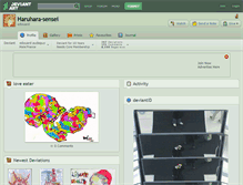 Tablet Screenshot of haruhara-sensei.deviantart.com