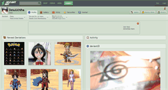 Desktop Screenshot of desuuchiha.deviantart.com