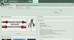 Desktop Screenshot of mowtwe.deviantart.com