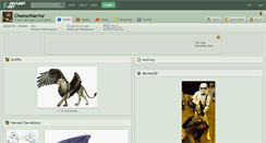 Desktop Screenshot of cheesewarrior.deviantart.com