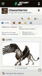 Mobile Screenshot of cheesewarrior.deviantart.com