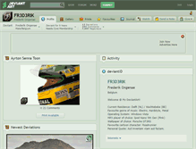 Tablet Screenshot of fr3d3rik.deviantart.com