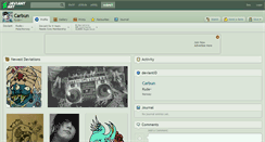 Desktop Screenshot of carbun.deviantart.com