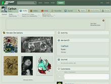 Tablet Screenshot of carbun.deviantart.com