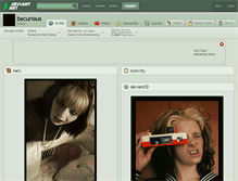 Tablet Screenshot of becurious.deviantart.com