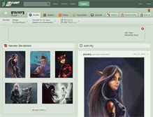 Tablet Screenshot of grayserg.deviantart.com