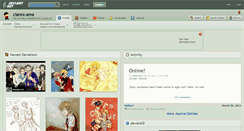 Desktop Screenshot of clarex-ama.deviantart.com