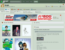 Tablet Screenshot of abcgie.deviantart.com