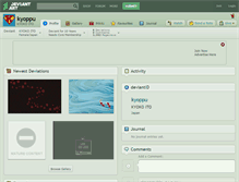 Tablet Screenshot of kyoppu.deviantart.com