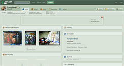 Desktop Screenshot of jumplove123.deviantart.com