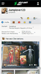 Mobile Screenshot of jumplove123.deviantart.com