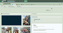Desktop Screenshot of cosplayfanatic.deviantart.com