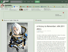 Tablet Screenshot of darkdiety.deviantart.com