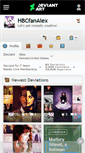 Mobile Screenshot of hbcfanalex.deviantart.com
