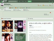 Tablet Screenshot of hbcfanalex.deviantart.com